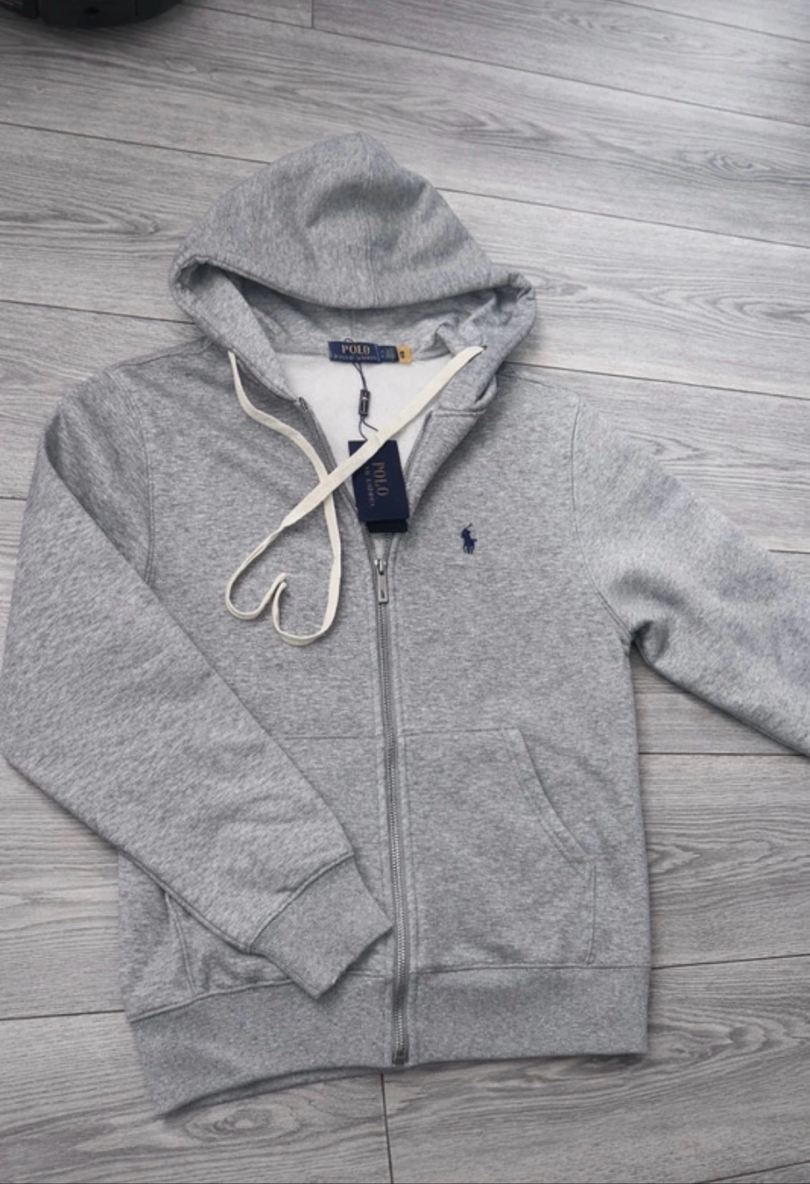 Veste zip Ralph Lauren gris 